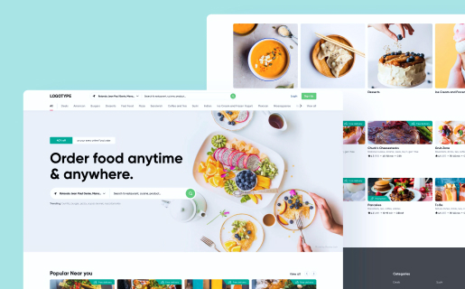 Development of a food delivery website