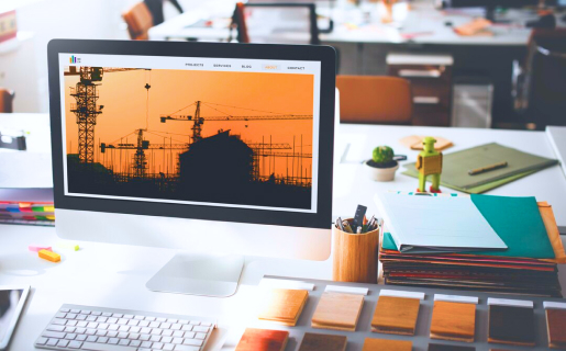 Corporate website for a manufacturer