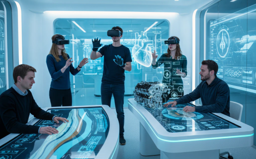 Interactive training simulators and VR/AR