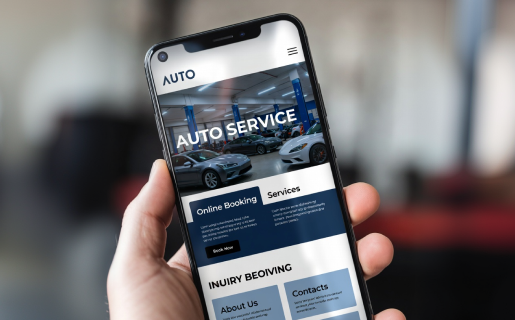 Website for a service station / car service