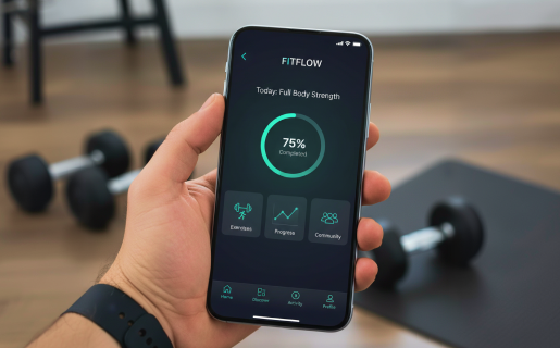 Mobile app for fitness and training