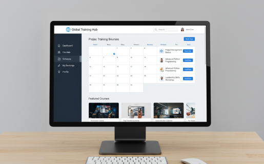 Online training registration system