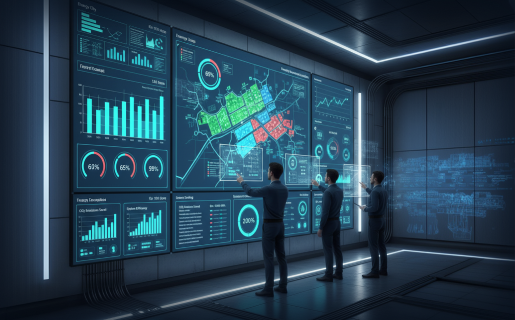 Creating dashboards for energy management