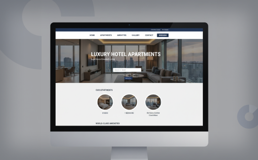 Website for a hotel/apartment