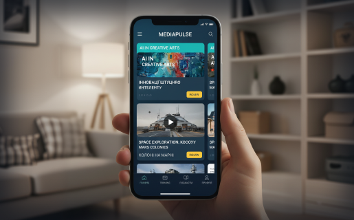 Mobile application for media