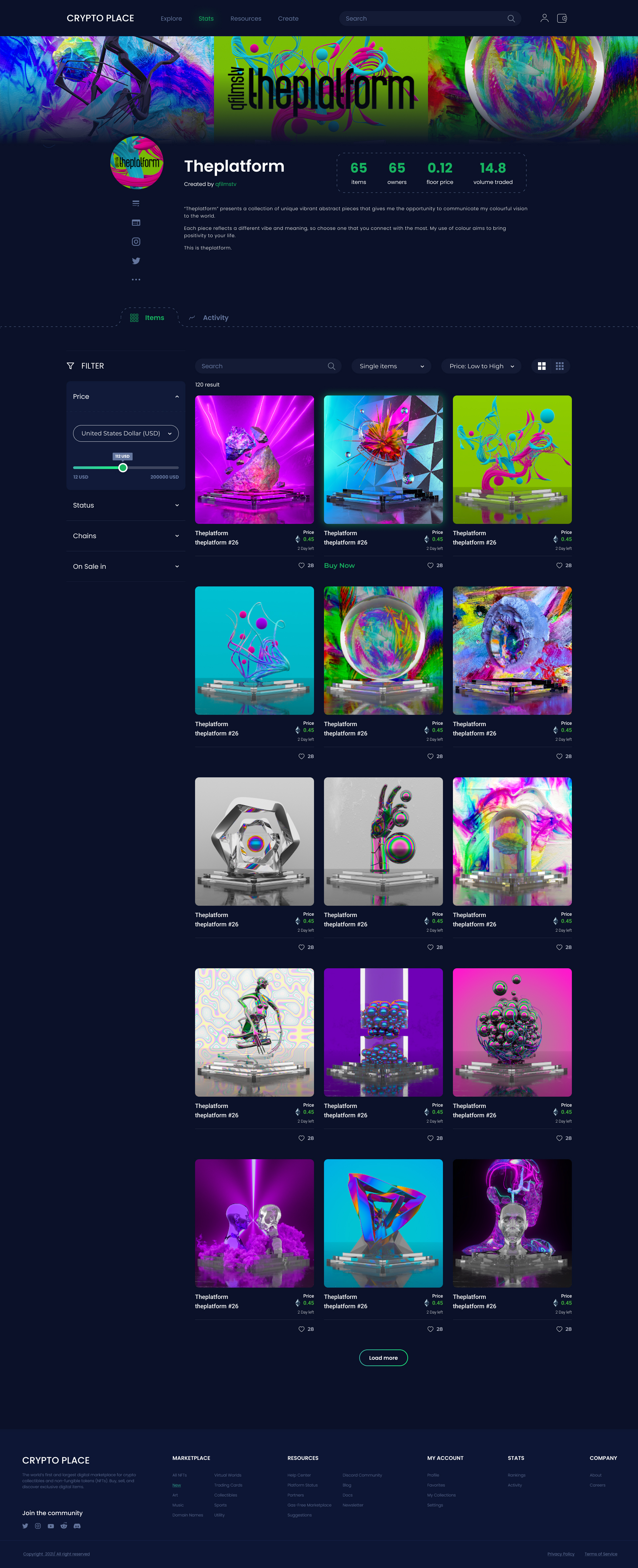 NFT Marketplace - Crypto Place